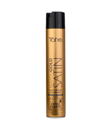 Tahe - Satin Keratin Gold Hold Hairspray for Dry or Damaged Hair (Level 5) Tahe - Satin Keratin Gold Level 5