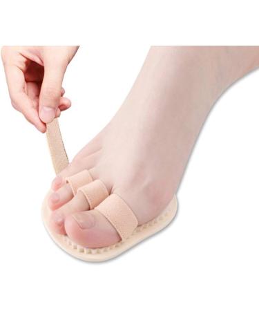 FARUTA Toe Spreader & Hammer Toe Corrector - Big Toe Bunion Protector & Ball of Foot Pad | Comfort & Pain Relief for Feet - Buy Online on GoSupps.com