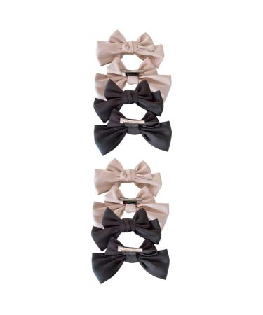 4 Pairs bow hairpin girls hair bows hair bows for girls bows for baby girls toddler bows hair bows for women girls bows for hair Bowknot bow clips bow tie woman fabric headgear