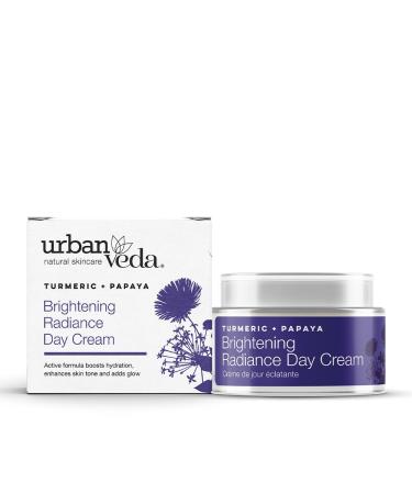 Urban Veda Brightening Radiance Day Cream | For Dry Dull and Dehydrated Skin | Peptide and Turmerone | Pigmentation and Brightening | Acne Scar Creme | Collagen Face Cream | Face moisturiser| 50 ML