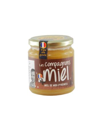 Les Compagnons du Miel - Honey from Midi-Pyrénées - 375g glass jar - Creamy