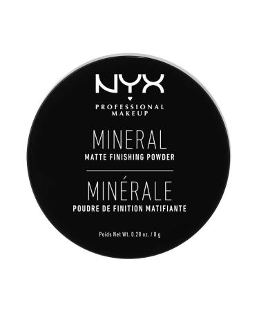NYX Professional Makeup Mineral Finishing Powder | Loose Matt Finish Powder | Oil Absorbing Vegan Formula | Medium/Dark 02 - Buy Online on GoSupps.com