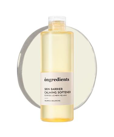 ONGREDIENTS Skin Barrier Calming Softener | Daily Soothing Toner for Dry, Sensitive Skin | Panthenol, Hyaluronic Acid, Ceramide, Hydrating, pH Balancing | Vegan, Korean Skin Care 250ml / 8.45 fl Oz