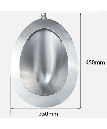 Wall-Mounted Men's Flushing Urinal 304 Stainless Steel Toilet Household/Commercial Men's Adult Urinal Bathroom Toilet Male Sanitary Ware Public Toilet Urinal - Buy Online on GoSupps.com
