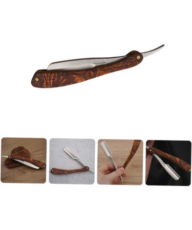 Beaupretty Folding Knife Hairdressing Razor - Stainless Steel Safety Blade for Men | Vintage Hairdresser Supplies - Buy Online on GoSupps.com