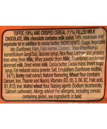 Toffee Crisp Chocolate Bars 24 x 38 g - Buy Online on GoSupps.com