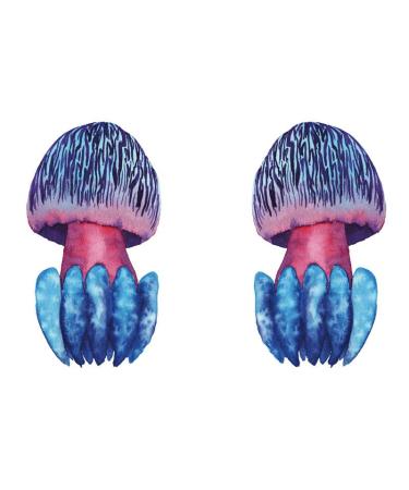 SanerLian Jellyfish Octopus Temporary Tattoo Sticker Set of 24 (SF195) - Waterproof Ocean Watercolor Body Art 10.5X6cm - Buy Online on GoSupps.com