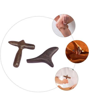 Adocarn Handmade Foot Massage Tools - 2-Piece Jade & Wooden Devices for Acupuncture & Muscle Relief - Buy Online on GoSupps.com