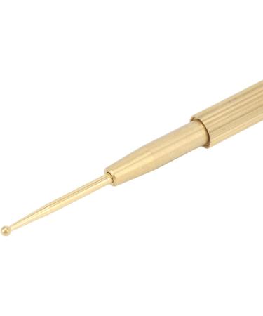 Buy Anggrek Ear Acupuncture Pen - Double-Head Body Massage Tool | Brass Reflex Zone Device for Effective Pain Relief - Buy Online on GoSupps.com