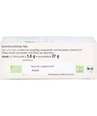  SALUS Pharma GmbH Organic blackberry tea leaves 15 FB (27 g) - Buy Online on GoSupps.com