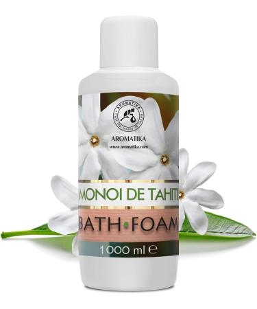 Monoi de Tahiti Bath Foam 1000ml - Luxury Aromatherapy & Spa Relaxation - Body Care & Bubble Baths - Buy Online on GoSupps.com
