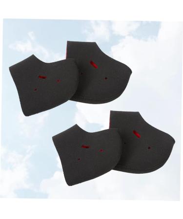Healeved 4 Pairs Silicone Heel Protector for Plantar Foot Moisturizing Socks Hydrating Socks Cracked Heels Socks Thermal Socks Foot Protectors for Feet Sole of Foot Boots - Buy Online on GoSupps.com