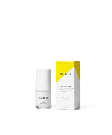 NUORI Vital Eye Cream | Light Weight Hydrating Eye Cream For All Skin Types All Natural 30 ml / 1 fl oz