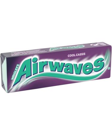 AIRWAVES - Blackcurrant Flavor Chewing Gum - Sugar Free - Mint Freshness - Large Size - 30 Packs of 10 Dragees - 420g - Buy Online on GoSupps.com
