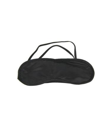 Sleep Eye Mask Silk Sleep Mask with Adjustable Strap Blindfold Mask(Black)
