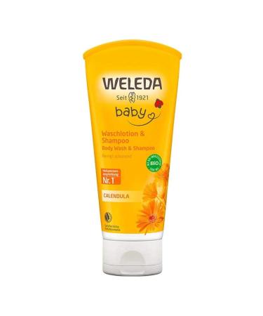 Weleda Calendula Wash Lotion, Gently Cleanses and Nourishes, Pack of 3 (3 x 200 ml)