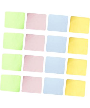 60 Pcs Microfiber Cleaning Cloth Set for Glasses & Screens - Lens Cleaning Assorted Colors - 18x15cm - Buy Online on GoSupps.com