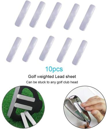 10 Pcs Golf High Density Lead Tape Strips | Add Weight & Improve Performance for Clubs, Tennis, and Fishing - Buy Online on GoSupps.com