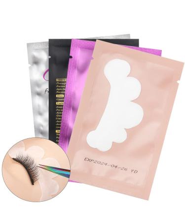 Mekupeu 100 Pair Cloud Shape Eye Gel Pads for Eyelash Extensions - Pink | Lint-Free Hydrogel Under Eye Masks for Beauty Professionals - Buy Online on GoSupps.com