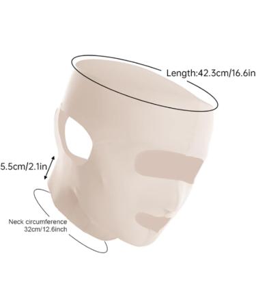 Wpsagek Double Chin Reducer Strap Reusable Face Lifting Bandage | Chin up Masque for Double Chin Reduction Slimming Face Strap for Women and Men - Buy Online on GoSupps.com