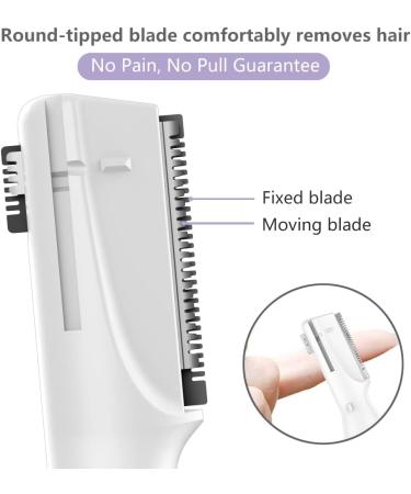 Buy Eyebrow Trimmer Precision Facial Hair Trimmer for Women | Painless Battery Operated & No-Pull Design for Face Chin & Neck - Buy Online on GoSupps.com