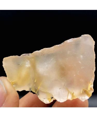 ERNZI Natural Rutile Quartz Crystal Specimen - Golden Hair Rutila Titanium #110 | International Shipping Available - Buy Online on GoSupps.com