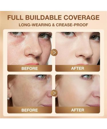 Moisturizing Light Foundation Stick with Brush Korean Flawless Eraser Foundation Stick Light and Comfortable Concealer Multi-purpose Foundation Stick with Light Makeup - Buy Online on GoSupps.com