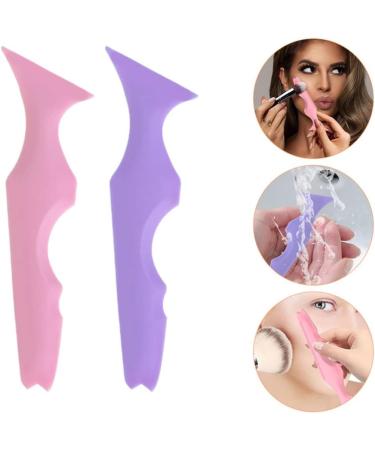 COHEALI Eyeshadow Stencils 2pcs Silicone Beauty Ruler Eyeshadow Silicone Eyeliner Shield Silicone Eyebrow Stencil Bevel Cream - Buy Online on GoSupps.com