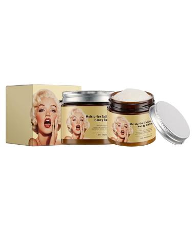 Wenrny Moisturize Tallow and Honey Balm 2 Pcs Honey Tallow Face Moisturizer for Skin Hydration Deeply Moisturizing and Fast Absorption Beef Tallows Moisturizer for Face Skin Care 100g/3.52 Oz