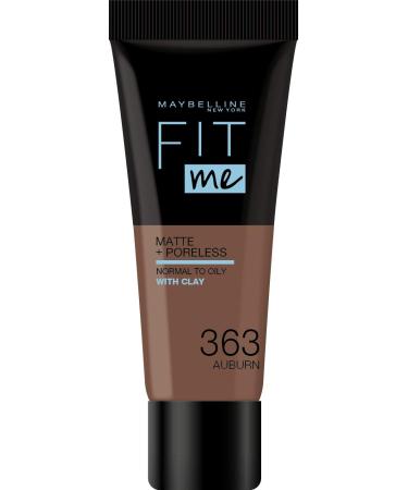 Maybelline New York - Fit me! Matte and Poreless Tone on Tone Fluid Foundation - Shade: 363 Auburn Nude