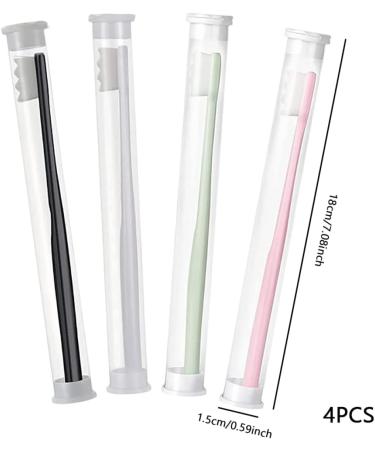 4PC Soft Toothbrush Set for Adults & Kids | Manual Toothbrush for Sensitive Gums | 10 000 Ultra Soft Bristles - Buy Online on GoSupps.com