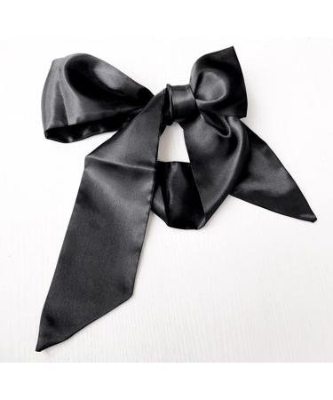 Black Satin Sleep Mask Eyeshade with Slim Ribbon - Perfect for Cosplay and Stage Shows - Buy Online on GoSupps.com