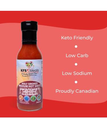 Holy Smokes Medium Keto Hot Sauce - Buy Online on GoSupps.com