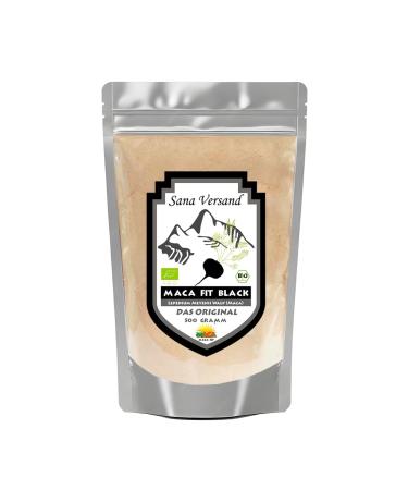 Maca Fit Black 500g Bio Powder Original from Peru Junin pure black maca powder purely vegetable without additives vegan gluten and lactose. - Buy Online on GoSupps.com