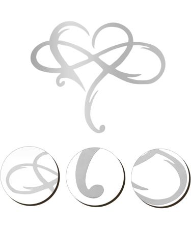 ORFOFE 1pc Wrought Iron Heart Pendant Home Decor Iron Pendant Garden Wall Craft Decor Wall Decoration Rural 35x28.5cm Silver - Buy Online on GoSupps.com