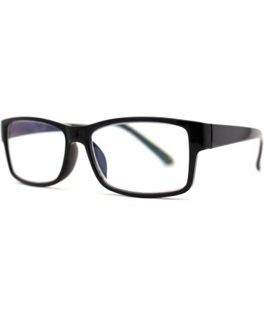 SA106 Classic Plastic Narrow Rectangle 3 Focal Progressive Reading Glasses - Black +3.0 | International Shipping Available - Buy Online on GoSupps.com