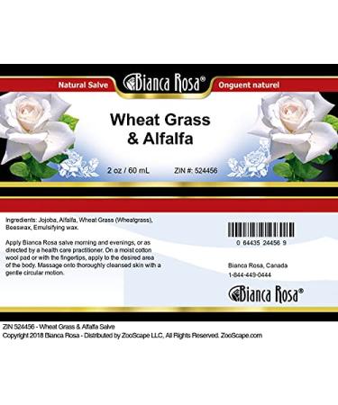 Bianca Rosa Wheat Grass & Alfalfa Salve (2 oz ZIN: 524456) - 3 Pack - Buy Online on GoSupps.com