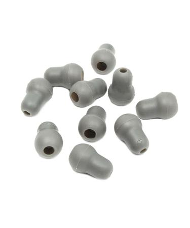 10Pcs Super Soft Earplug Eartips Earpieces Replacement for Littmann Stethoscope Silicone Gray