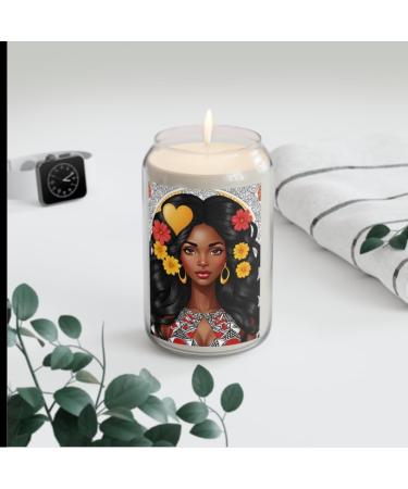 Scented Soy Wax Candles 3 Scents - Vanilla Bean Comfort Spice Sea Breeze Eco-Friendly Non-Toxic Reusable Glass Vessel 12oz