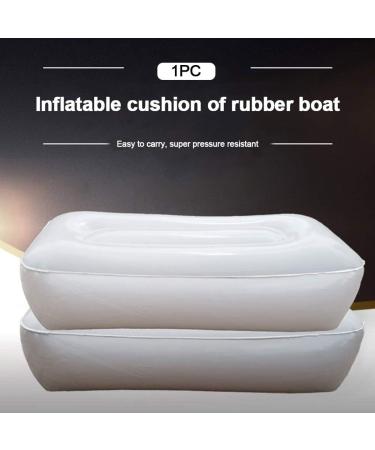DENPETEC Inflatable Boat Seat Cushion | Durable PVC Kayak Pad for Outdoor Camping | Foldable Air Seat Cushion (56*27*15cm) - Buy Online on GoSupps.com