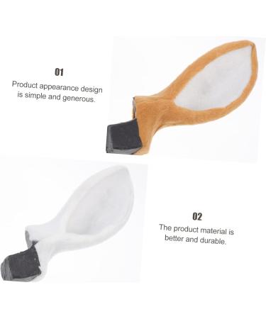 FRCOLOR 6 Pairs Diy Accessories Material Hair Pins Clothing Hair Clips for Reindeer Hairband Fake Deer Ear Decor Simulation Deer Ear Diy Headdress Accessory Costume Hair Diy Prop Fur - Buy Online on GoSupps.com