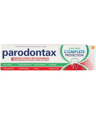 Buy 6x Parodontax Complete Protection Cool Mint Toothpaste 75ml - Healthy Gums & Strong Teeth + Free Beni Culinari Keychain - International Shipping Available - Buy Online on GoSupps.com