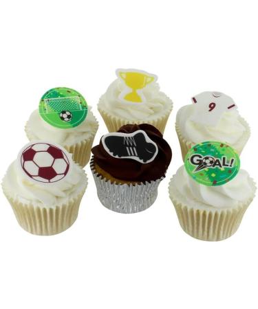 Football Theme Cupcake Toppers - 24 Pack - Buy Online on GoSupps.com