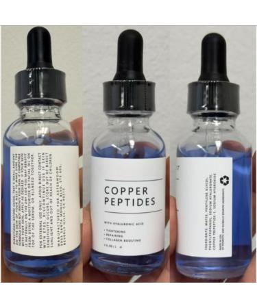 HouseVibe Copper Peptides Serum for Face - with GHK-Cu and Hyaluronic Acid - Anti-Aging Facial Serum - 1 Fl Oz (pack of 1) - Buy Online on GoSupps.com