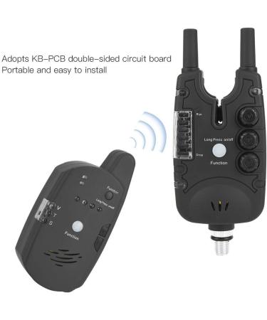 Zerone 4+1 Carp Fishing Alarm Indicator with Receiver - Fish Bite Alert System for Tackle Accessory - Buy Online on GoSupps.com