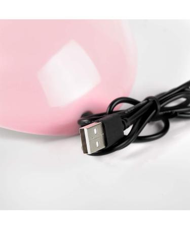 COSCELIA UV LED Nail Lamp 36W | Portable Gel Nail Dryer with Timer | Professional Nail Hardening Lamp (Pink) - Buy Online on GoSupps.com