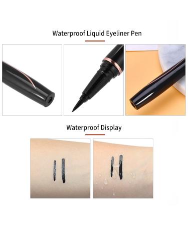 Buy Waterproof Liquid Eyeliner - Quick-Drying Long-Lasting Black Gel | International Shipping - Buy Online on GoSupps.com