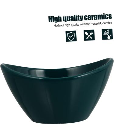 Alipis 2pcs Ingot Bowl Salad Bowl Ramen Bowls Salad Containers Household Tableware Fruit Kitchen Supplies 15.8X12.5CM Green - Buy Online on GoSupps.com