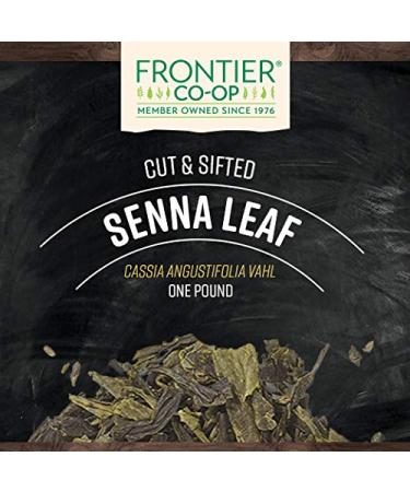 Frontier Natural Products Cut & Sifted Senna Leaf - 16 oz (453 g) | Herbal Laxative - Buy Online on GoSupps.com