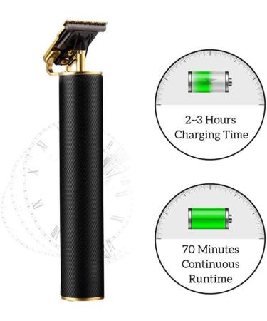 Rechargeable Cordless Hair Trimmer | Low Noise T-Outliner Clipper for Kids & Adults - Buy Online on GoSupps.com